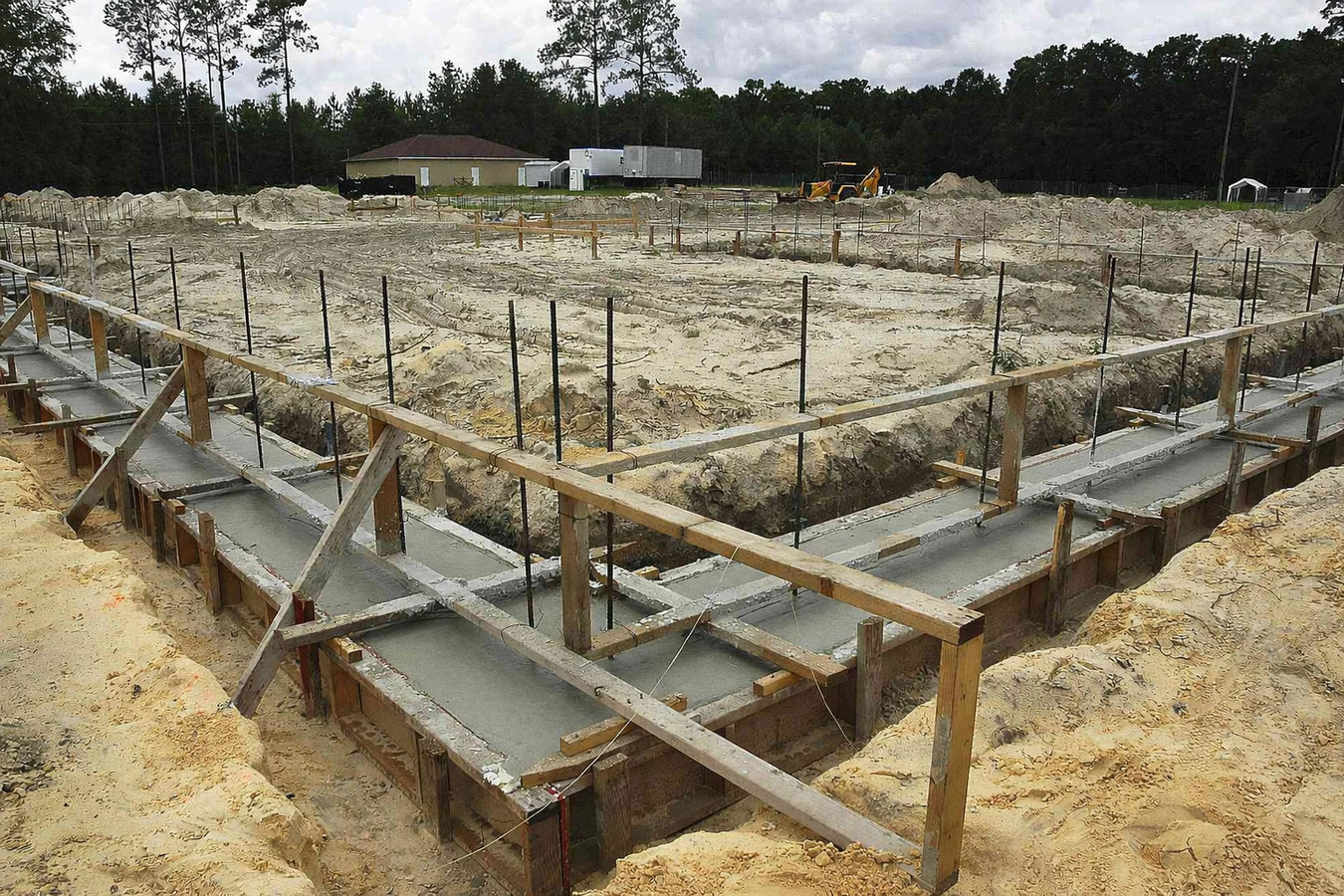 Concrete footings in La Mesa, CA